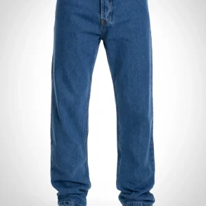 5 Pocket Blue Denim - Stone Washed