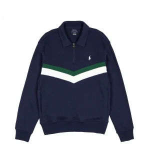 Polo Ralph Lauren Double-Knit Quarter-Zip Sweatshirt