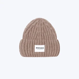 Wollmütze Creme Beige