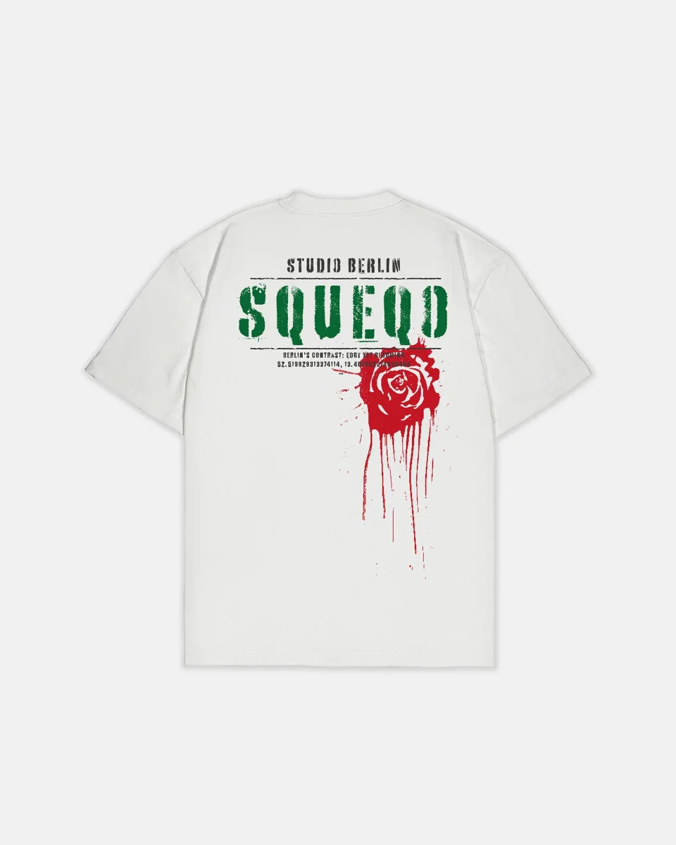 T-Shirt Rose Backprint – Bild 2